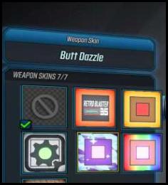 Borderlands 3 butt dazzle skin