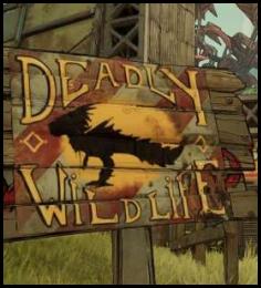 Borderlands 3 deadly wildlife sign