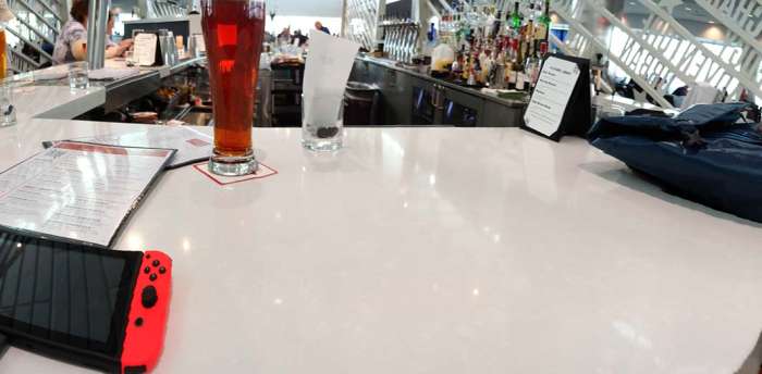 Denver airport bar Switch beer