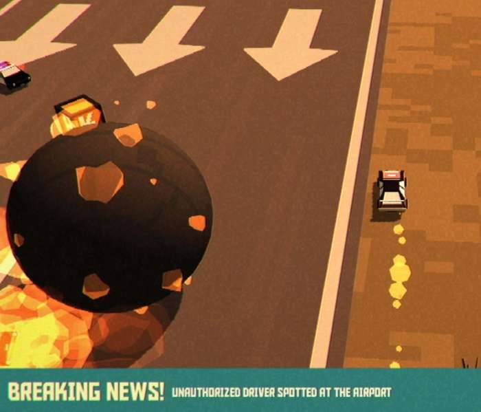 Pako Car Chase Simulator wrecking ball