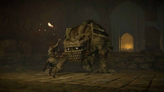 Shadow of the Colossus remaster colossus 11 torch