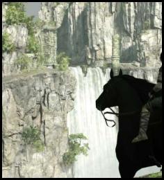 Shadow of the Colossus remaster waterfall