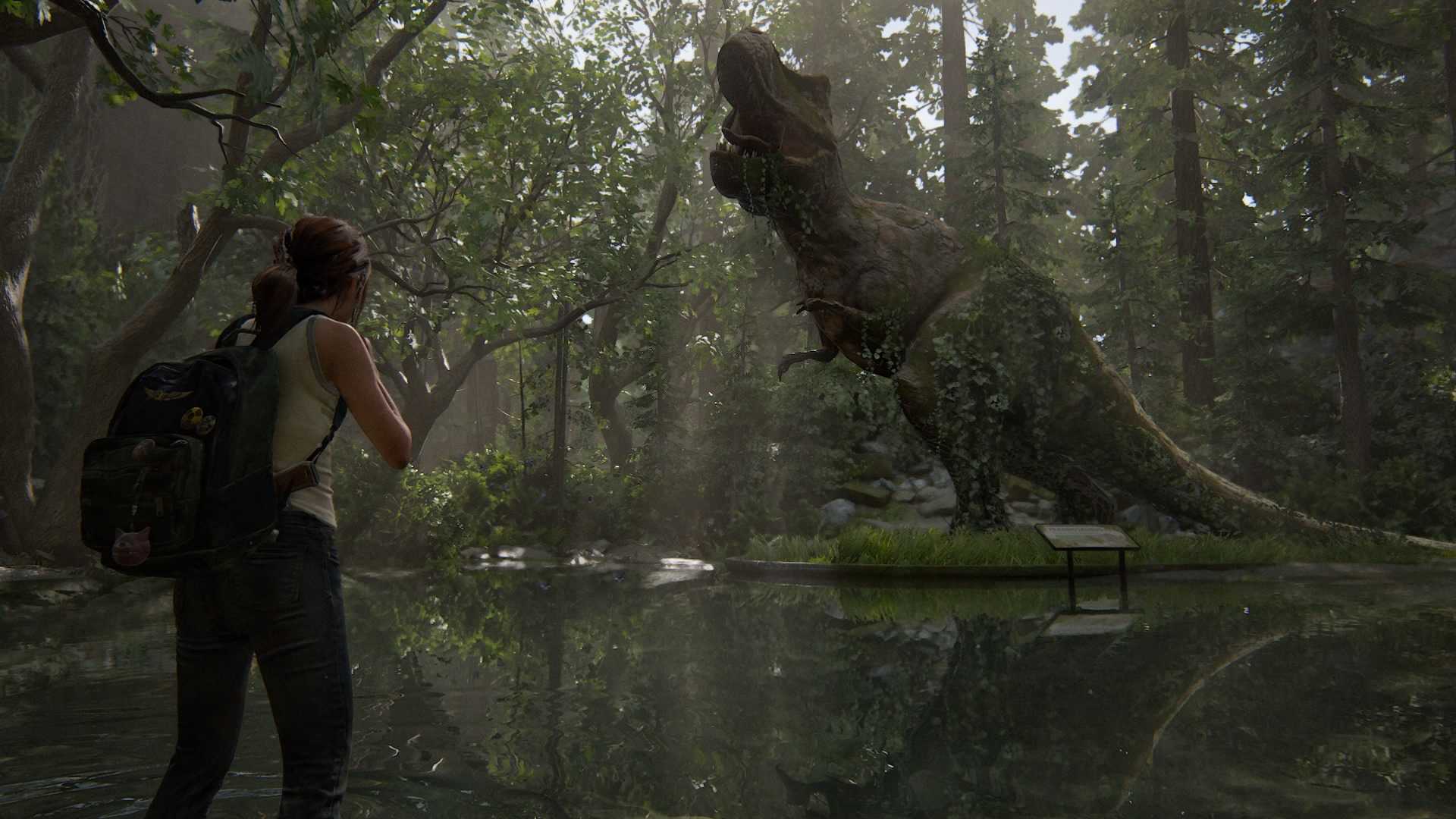 The Last of Us 2 Ellie dinosaur t-rex