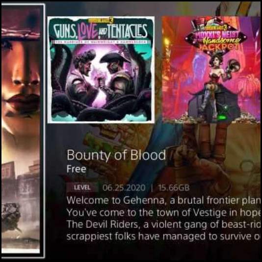 thumbnail Borderlands 3 Bounty of Blood DLC catalog