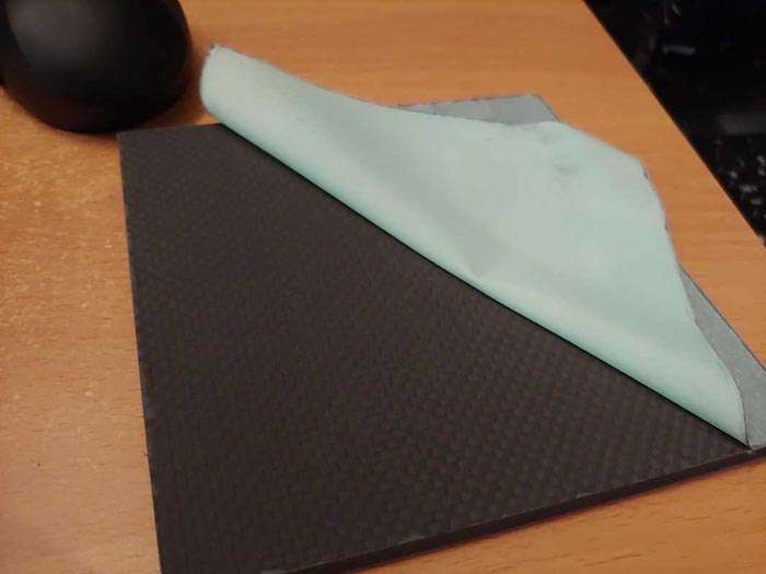 Carbon fiber block sheet