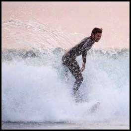 thumbnail Surf San Diego sunset Blacks beach telephoto