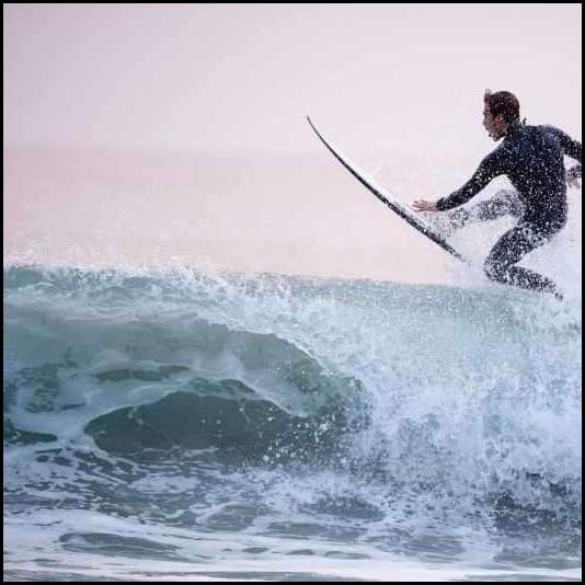 thumbnail Surf San Diego sunset Blacks beach telephoto