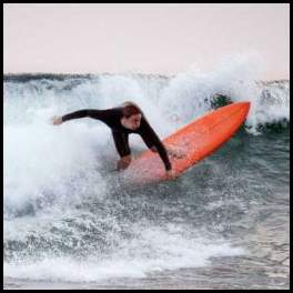 thumbnail Surf San Diego sunset Blacks beach telephoto