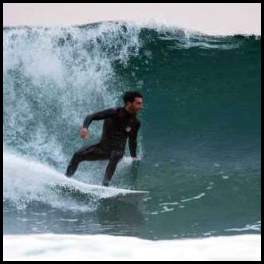 thumbnail Surf San Diego sunset Blacks beach telephoto