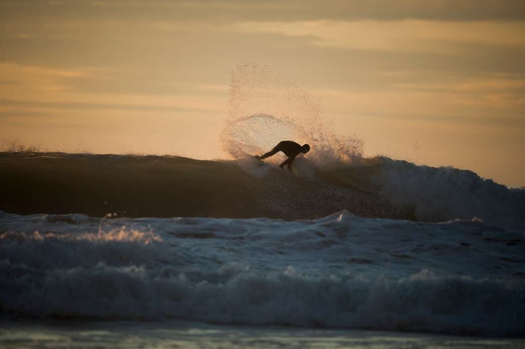 San Diego surf photo Blacks Beach sunset silhouette