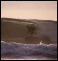 San Diego surf photo Blacks Beach sunset silhouette