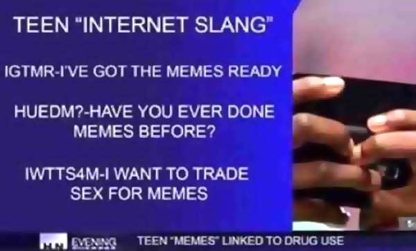 Teen internet slang memes