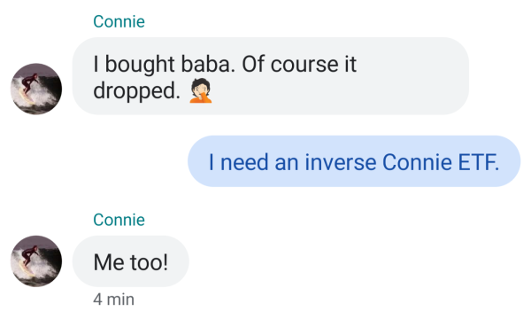 Investment chat inverse self