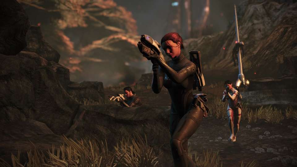 Mass Effect Legendary Edition Shepard M7 assaut rifle combat Eden Prime