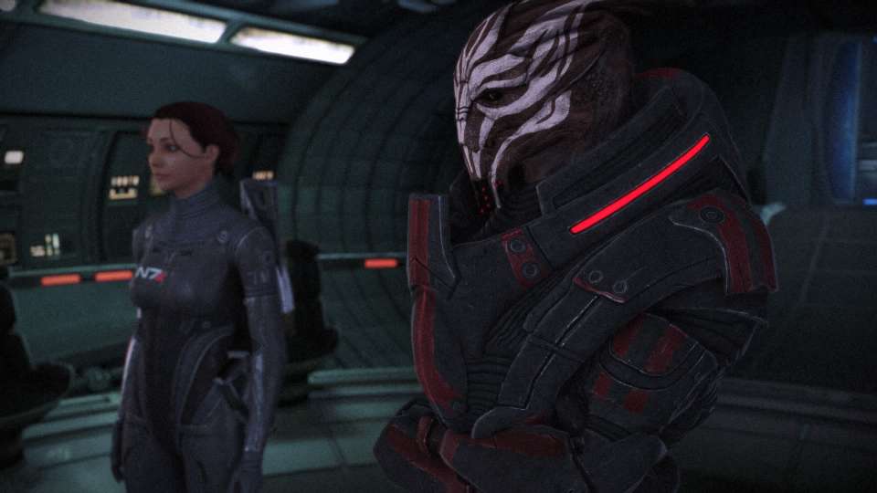 Mass Effect Legendary Edition Nihilus Shepard film grain depth of field photo mode