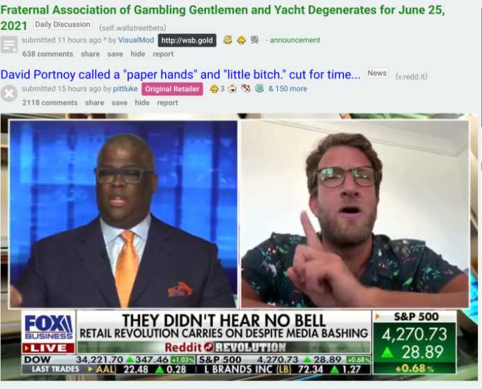 WallStreetBets Charles Payne Dave Portnoy is a little bitch