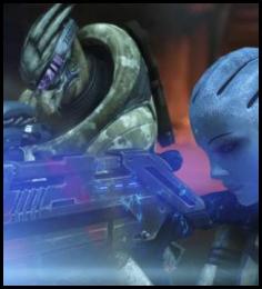 Mass Effect Legendary Liara Garrus combat