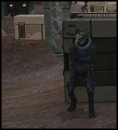 Mass Effect Legendary Garrus Shepard cover combat Geth colossus