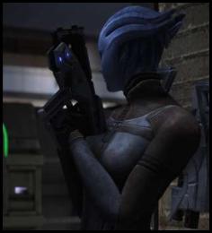 Mass Effect Legendary Liara cover combat Garrus Shepard outpost