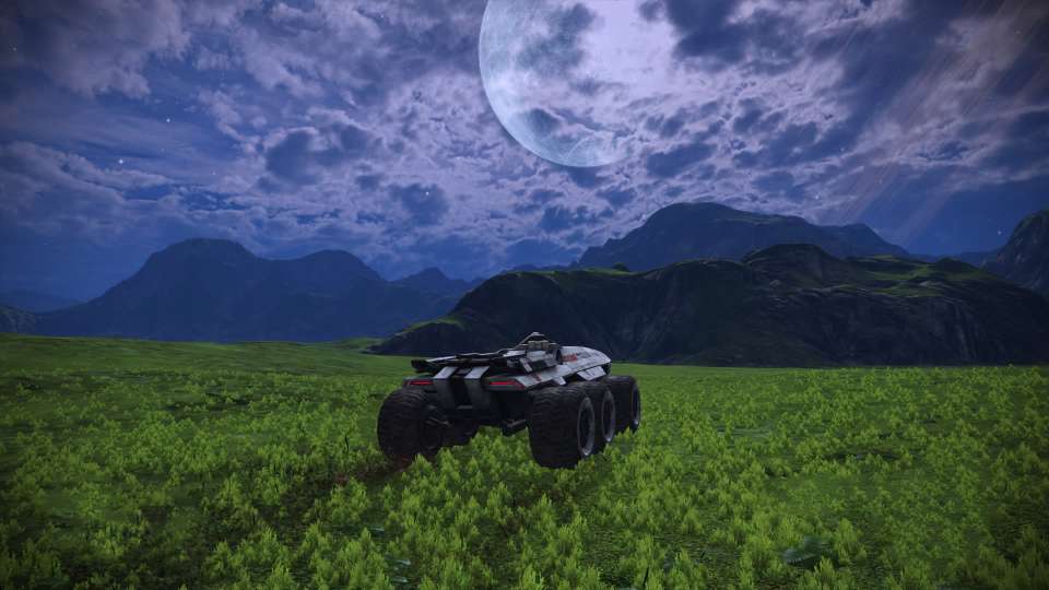 Mass Effect Legendary Mako scenery grass