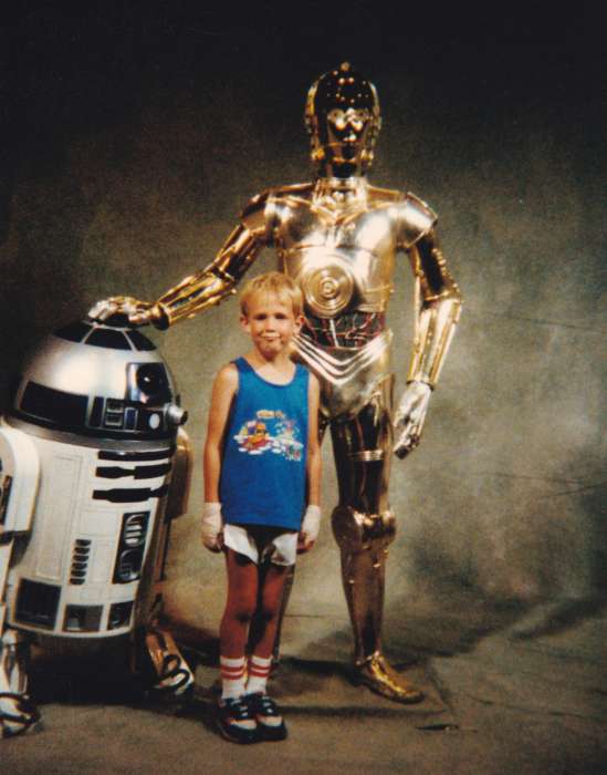 Star Wars exhibit R2D2 C3PO