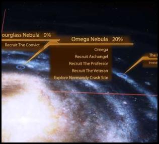 Mass Effect 2 Milky Way galaxy map