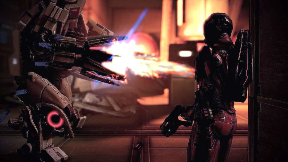 Mass Effect 2 hacked mech