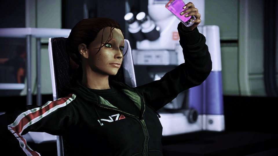 Mass Effect 2 Shepard ice brandy
