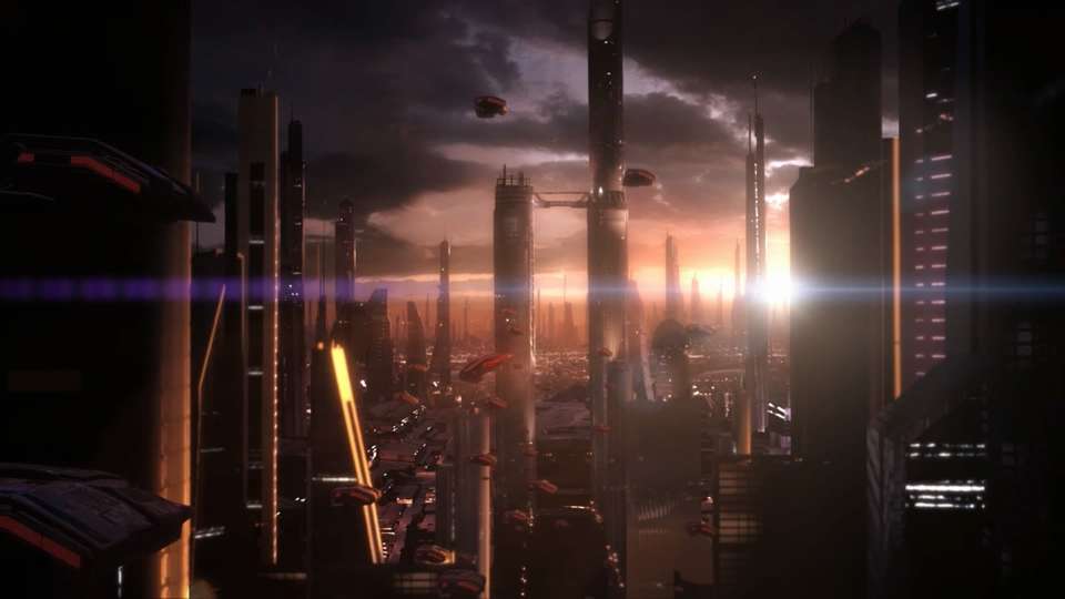 Mass Effect 2 Legendary Illium skyline