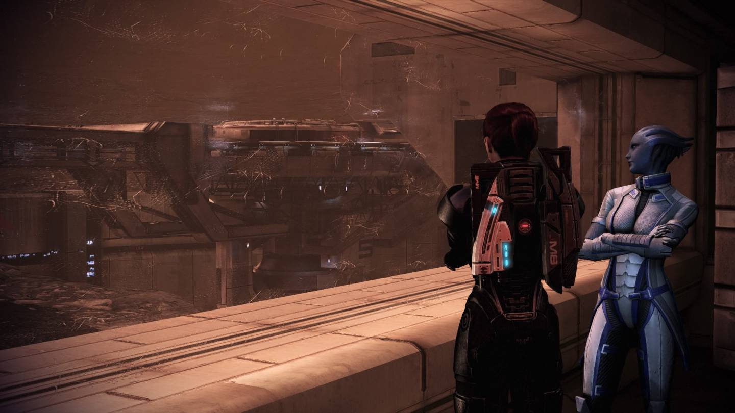 Mass Effect 3 Legendary Shepard Liara Mars conversation