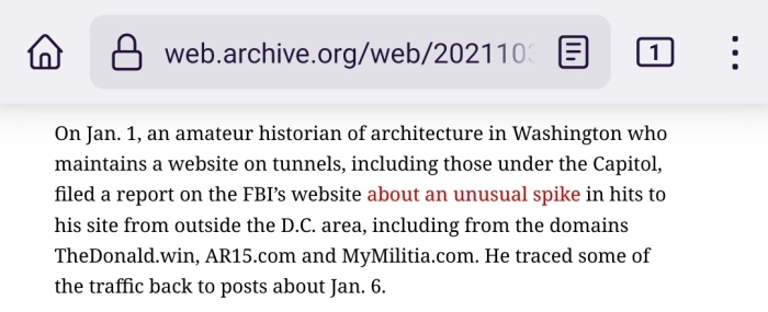 January 6 Washington Post article tunnels Guy Fawkes