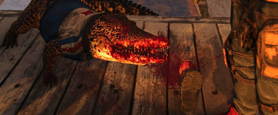 Far Cry 6 Guapo bloody leg