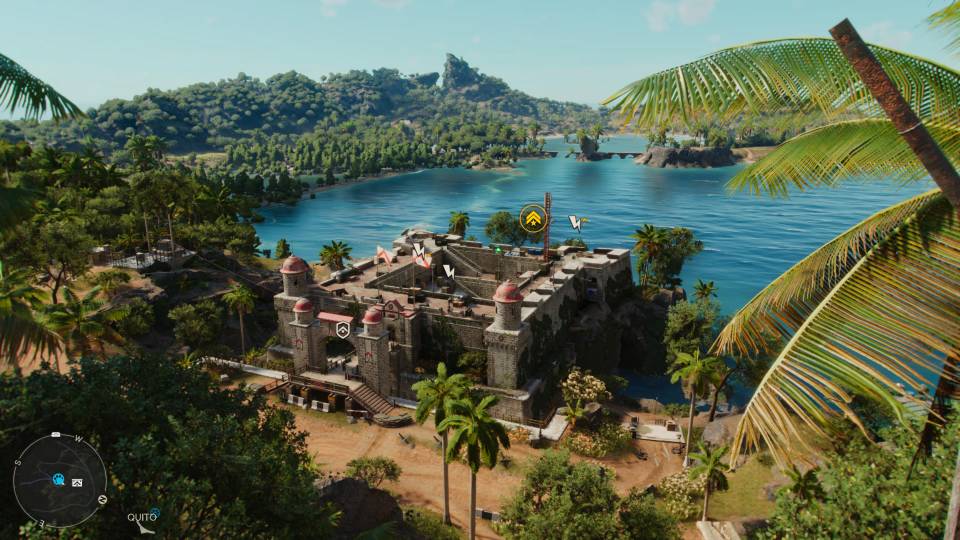 Far Cry 6 stronghold fort bay island