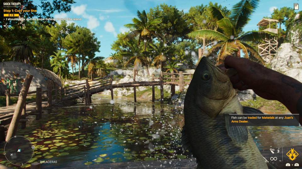 Far Cry 6 fishing caught fish