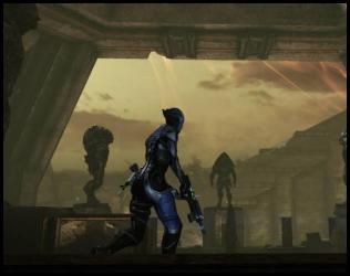 Mass Effect 3 Legendary Liara Tuchanka krogan statues