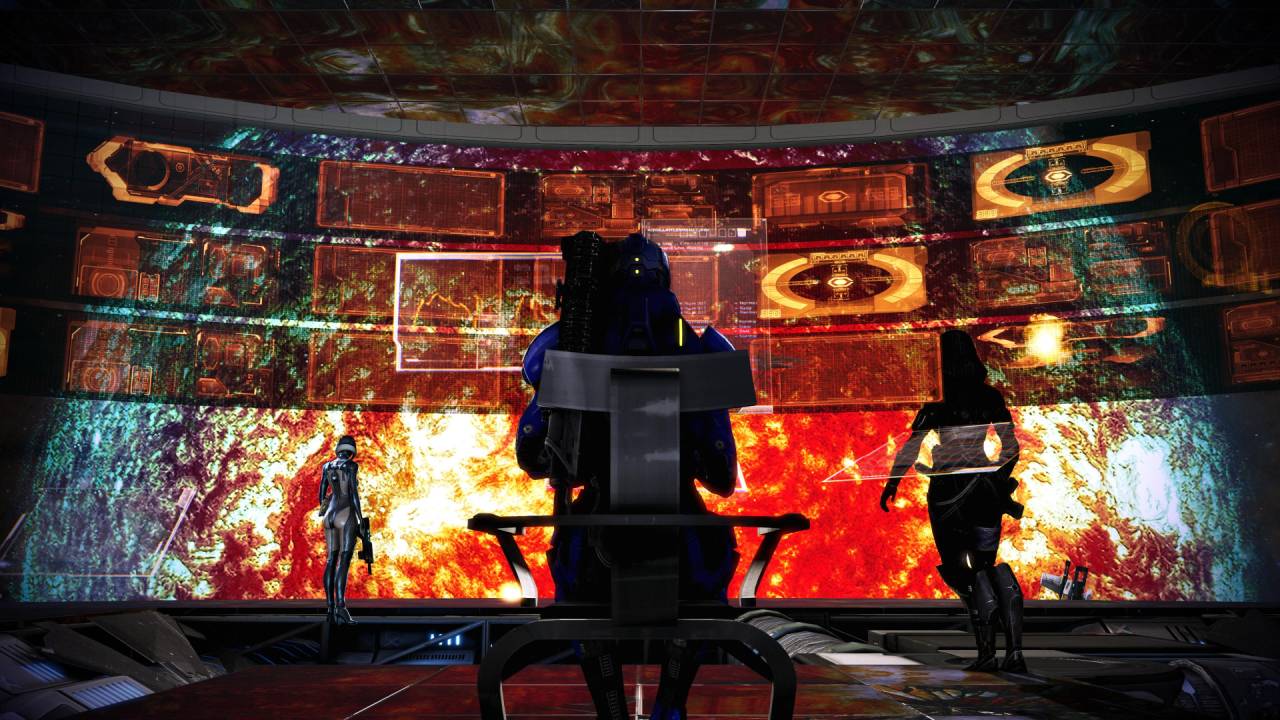 Mass Effect 3 Legendary Illusive Man room EDI Tali
