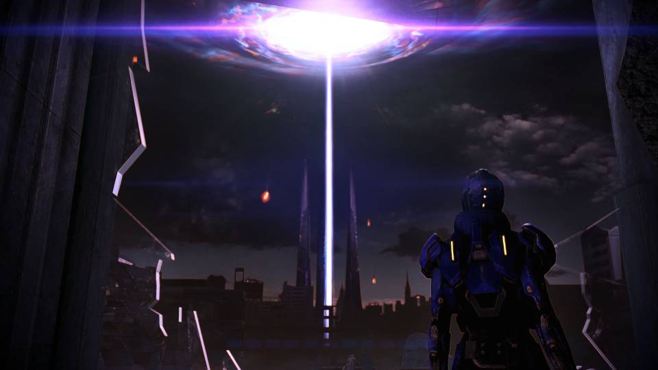 Mass Effect 3 Legendary Shepard Citadel space elevator Earth