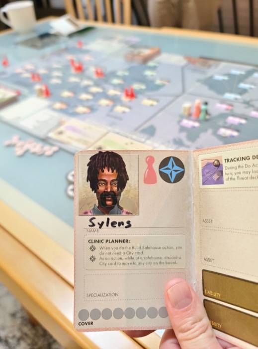 Pandemic Legacy Season 0 player alias Sylens