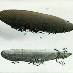 dall-e mini neural network airship zeppelin