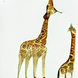 dall-e mini neural network giraffes