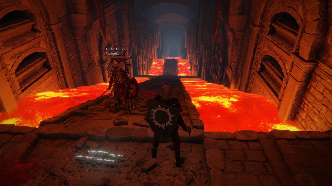 Elden Ring co-op lava dungeon