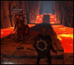 Elden Ring co-op lava dungeon