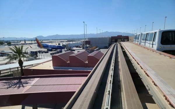 Las Vegas airport Southwest monorail
