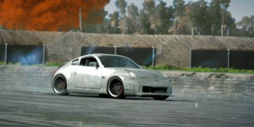 Stable Diffusion Nissan 350Z drifter brush strokes