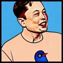 thumbnail Stable Diffusion Elon Musk Twitter cartoon style