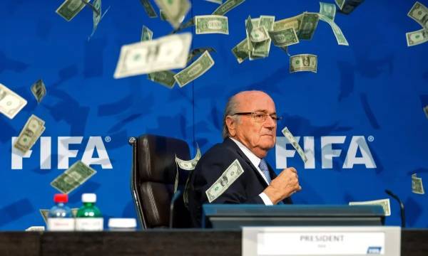 Fifa Sepp Blatter money rain incident