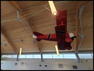 Charles Schulz airport Snoopy Red Baron STS terminal