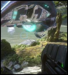 Halo 3 Master Chief Collection covenant dropship forest