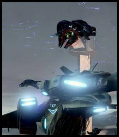 Halo 4 MCC DT79 Pelican flying dropship covenant