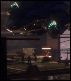 Halo ODST Master Chief Collection roof covenant dropship